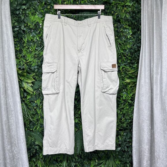 VTG POLO RALPH LAUREN Pants Men 40x30 Khaki Cargo Combat Utility Surplus 1773 - Picture 3 of 9